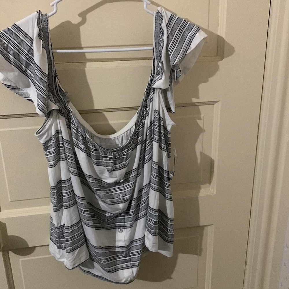 Torrid brand new with tags stripped crop top size 4 NWT